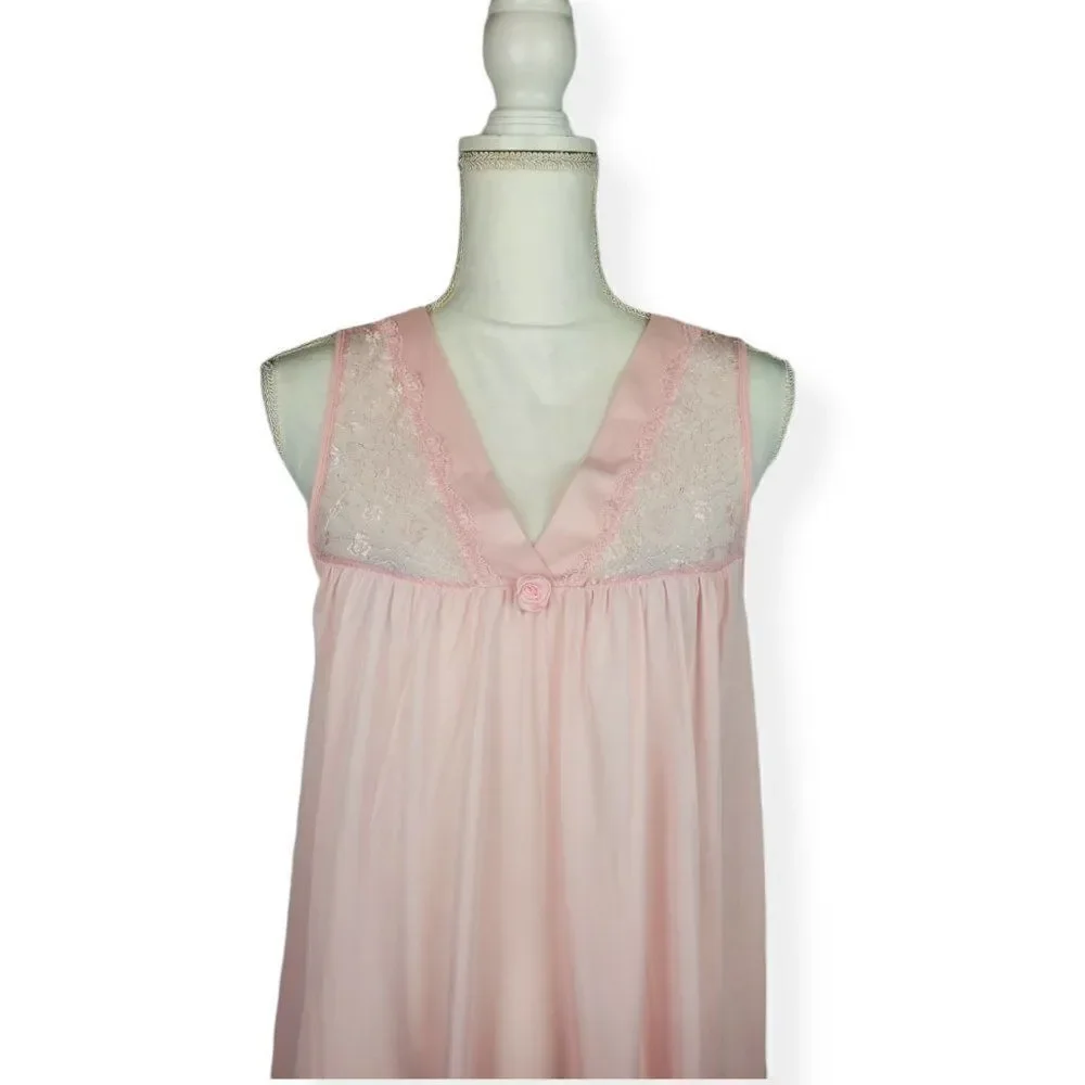 Vintage Vanity Fair Pink Nightgown